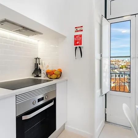 דירה Whome - Mouraria Modern Living Breathtaking Views & Ac *